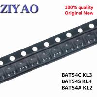 100pcs  BAT54C KL3 BAT54S KL4 BAT54 BAT54A KL2 Schottky diode SOT23 SOT-23-3 In Stock WATTY Electronics