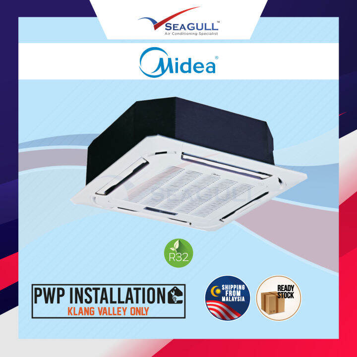 Midea Ceiling Cassette Air Cond R Non Inverter Hp Hp Hp Hp Mcdx Crn Moux