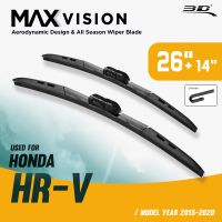 Hot Sale ใบปัดน้ำฝน HONDA HRV ปี 2015-2020 เฉพาะรุ่น ขนาด 26+14 นิ้ว* ลดราคา ที่ ปัด น้ำ ฝน ยาง ปัด น้ำ ฝน ใบ ปัด น้ำ ฝน ก้าน ปัด น้ำ ฝน