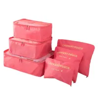 {PYAO Travel Department Store}6 Set Travel Organizer Storage Bags Multi Functional Clothing Sorting Packages Travel Packing Compression Pouche กระเป๋าเดินทาง Organiz