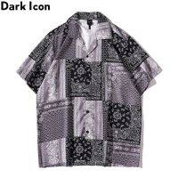 ♞✼❈ Dark Icon Bandana เสื้อโปโลสไตล์วินเทจสําหรับผู้ชาย