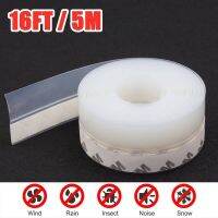 【CW】 5M Self Adhesive Door Bottom Seal Strip Door And Window Seal Sound Insulation Strip Windproof Windshield Weather Tape Strip Tool