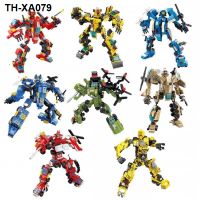 Compatible with lego new 8 1 deformation particles childrens educational toys assembled robot
