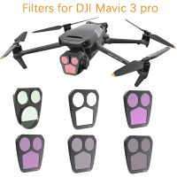 ชุดฟิลเตอร์เลนส์สำหรับ DJI Mavic 3 Pro ตัวกรองแสงสำหรับกล้อง UV ND8/16/32/64ฟิลเตอร์ซีพีแอลปรับได้สำหรับ DJI Mavic 3 Pro อุปกรณ์โดรน