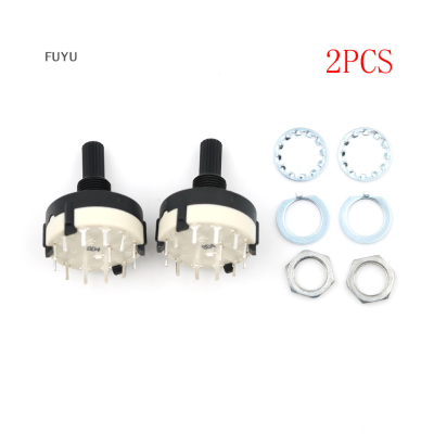 FUYU 2pcs RS26 1 POLE position 12เลือก band ROTARY Channel Selector Switch