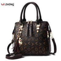 YIZHONG Fashion Lettet Women Shoulder Bag Messenger Bags Large Capacity Leather Purses and Handbags Clutch Ladies Hand Bags