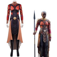 【cunnybunny】【Fast Shipping】 เสือดำ: Wakanda ตลอดไป Okoye ชุดคอสเพลย์ผู้หญิงชุดจั๊มพ์สูทชุดงานรื่นเริงฮาโลวีน