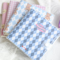 129 Sheets Kawaii Notebook Bread Bear Monthly Weekly Handbook Notebook Agenda Memo Book Cute Gift School Stationery