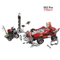 2021high-tech Building Blocks City Police Chasing the Poachers Series chasing thief Intercept Hunt Set Bricks Toys Christmas Gift