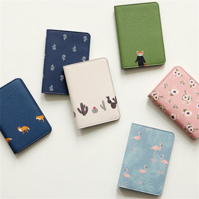 Document Cute Protector Organizer Travel Passport Holder PU Leather Wallets Bags Passport Cover