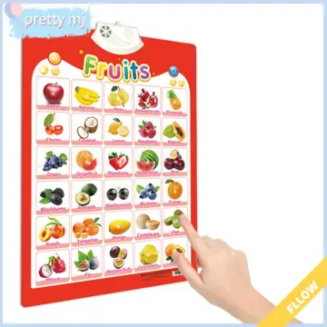 Electronic English Alphabet Wall Chart Talking ABC Letters 123s