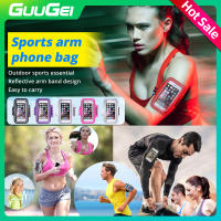 GUUGEI Universal Sports Arm band Mobile Phone Arm Bag Armband Waterproof Gym Running Phone Bag Arm Band Case Outdoor Sports Phone Holder Armband Case
