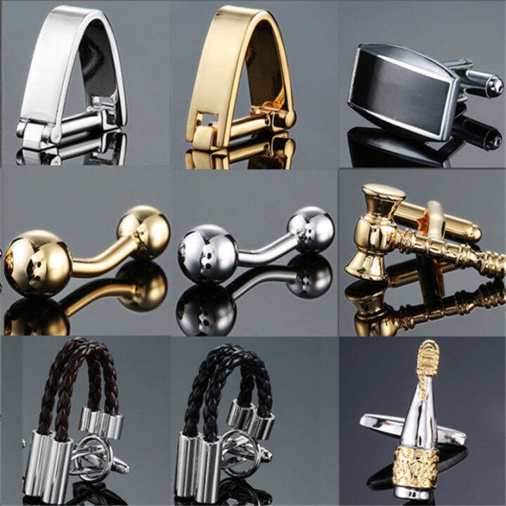 luxury-novelty-silver-cufflinks-for-mens-gold-cufflink-vintage-crystal-shirt-cuff-links-collar-pin-wedding-suit-accessories-b049