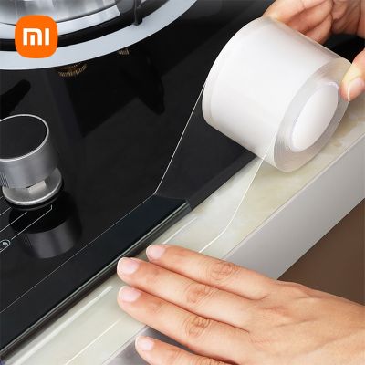 ◈☈ Xiaomi Home Kitchen Sink Waterproof Sticker Anti-mold Waterproof Tape Bathroom Countertop Toilet Gap Self-adhesive Seam Sticker