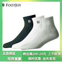 Genu ใหม่ FOOTJOY ถุงเท้ากีฬากอล์ฟกอล์ฟ Thth,ถุงเท้าผ้าฝ้ายผู้ชายระบายอากาศ M Id-Tube FJ 16451 USA New Callawaymalbonj.lindeberg