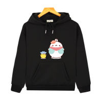 Kids Molang and Piupiu Hoodies Cute Rabbit Sweatshirts Baby Pullover Tops Girls Boys Autumn Clothes Childrens Cartoon Hoody Top