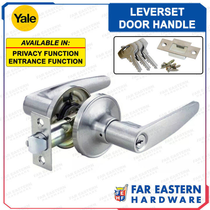 YALE Leverset Entrance Privacy Doorknob Lever Lockset Lazada PH