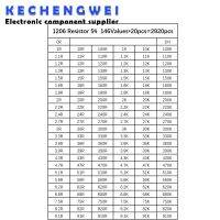 ชุดตัวต้านทาน Smd 1206 Diy ชุด0r 1r ~ 1M 146valuesx20pcs = 2920ชิ้น