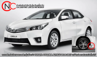 พลาสติกต่อปลาย พลาสติกซุ้มล้อหน้า TOYOTA COLLORA ALTIS ปี 2014-2017 แท้ ใหม่ ตามตำแหน่งที่วงไว้