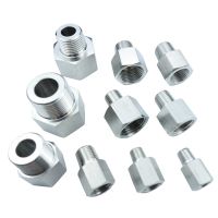 Stainless steel 304 Barstock Pipe Fitting Adapter BSP Thread Pressure Gauge Adapter Connector All Size