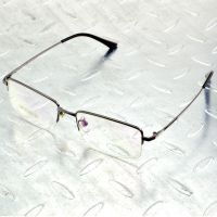 สี่เหลี่ยมผืนผ้า Titanium Alloy Half-Rim น้ำหนักเบา Allergy ฟรี Comfort Nose Pads กรอบแว่นตากรอบแว่นตา Eyeframe Eyewear