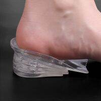 [COD] Five-layer silicone physical heightening insole Silicone heel pad Heel five-layer invisible