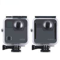 กระเป๋ากล้องกันน้ำสำหรับ Gopro Fusion ใต้น้ำลึก45เมตรกล่องสำหรับ Gopro 360กล้องพานอรามาองศาอุปกรณ์ดำน้ำ