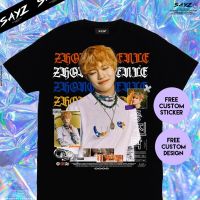 เสื้อยืดแขนสั้น Kaos Zhong Chenle NCT DREAM สวัสดีอนาคต ver nctzen Custom kaos kpop โดย sayzStreetwear ผู้ชายเสื้อยืดผู้