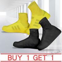 【hot sale】 ✥❈ B53 [Buy 1 Get 1 Free]COD 2PCS Outdoor Rainy Days Waterproof Silicone Shoes Covers Boots Protector