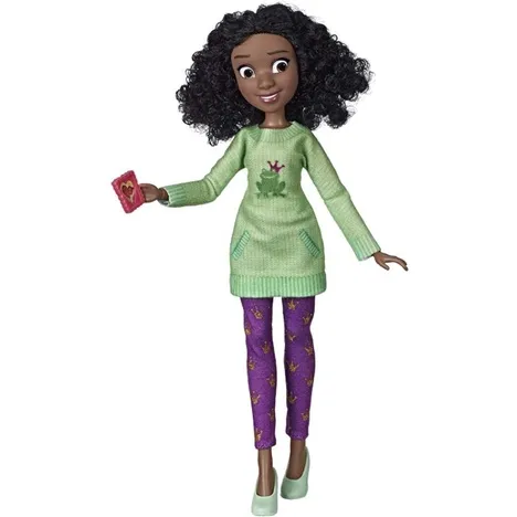 disney-princess-comfy-squad-tiana-ralph-breaks-the-internet-movie-doll-with-comfy-clothes-and-accessories-ตุ๊กตาเจ้าหญิง