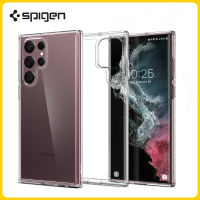 Spigen เคสใสแบบไฮบริดพิเศษของแท้สำหรับ Samsung Galaxy S22อัลตร้า (6.8 ") ใส PC แบบแข็งฝาครอบป้องกัน