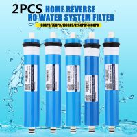 2PCS Home Kitchen Reverse Osmosis RO Membrane 50GPD 75GPD 100GPD 125GPD 400GPD Water Filter System Purifier Drinking Housing