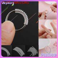 DOYOURS 1Pc/5Pcs/10Pcs/12Pcs โปร่งใส ล่องหน อะไหล่เครื่องประดับ เครื่องมือปรับขนาด ตัวปรับขนาดแหวน ตัวลดกระชับ ฮาร์ดการ์ดเชลล์