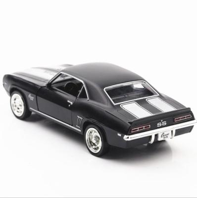 1:36 Camaro 1969 Diecast Vehicles Car Model Pull Back Car Collection Car Toys