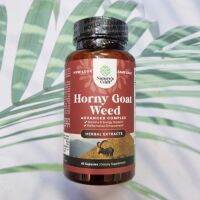 50% OFF ราคา Sale!!! โปรดอ่านรายละเอียดสินค้า EXP: 07/2023 อาหารเสริมจากธรรมชาติ Horny Goat Weed Herbal Complex Extract for Men and Women 1000 mg 60 Capsules (Natures Craft®)