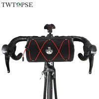 TWTOPSE จักรยาน Handlebar กระเป๋าสำหรับจักรยานพับ Brompton Soft Shell Barrel กระเป๋าขี่จักรยาน3SIXTY Birdy Tern ไหล่อานกระเป๋า