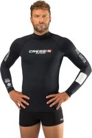 CRESSI RASH GUARD MAN LONG SLEEVES BLACK DIVE CENTER เสื้อดำน้ำ เสื้อผู้ชาย แขนยาว