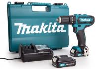 MAKITA สว่านกระแทกไร้สาย (เจาะปูนได้) 12V แบตเตอรี่ 1.5AH 2ก้อน รุ่น HP333DWYE