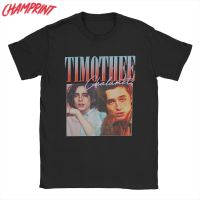 Men Timothee Chalamet Vintage T Shirt Pure Cotton Clothing Funny Crew Neck Tee Shirt Tshirts 100% cotton T-shirt