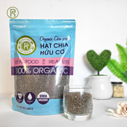 Hạt Chia Hữu Cơ Mỹ REAL FOOD - Sản phẩm bổ sung Omega-3-Vitamin