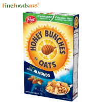 โโพสท์ ฮันนี่ บันช์เชส ออฟ โอ๊ต วิท อัลมอนด์ 411 กรัม Post Honey Bunches of Oats with Almonds 411 g.