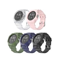 ◑☼◊ TPU integrated anti-fall strap Suitable for Google watch Watch strap sports model Google watch strap