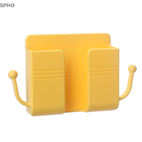 SPHO Punch Free Wall MOUNTED Storage BOX โทรศัพท์มือถือปลั๊กติดผนังชาร์จห้องนอน sundry KITCHEN ห้องน้ำอุปกรณ์เสริม Organizer