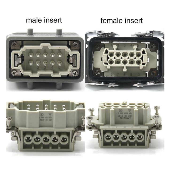 rectangular-heavy-duty-connector-hdc-he-010-air-plug-10-core-top-line-and-side-line-waterproof-socket