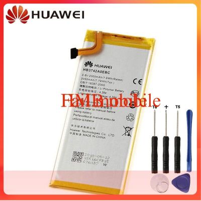 แบตเตอรี่ทดแทนสำหรับ Huawei P6 G6 G621 H30 C00 TL00 G620 C8817D HB3742A0EBC ของแท้แบตเตอรี่ 2050 mAh