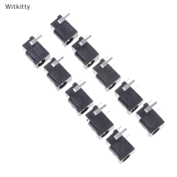 Witkitty 10 pcs Black 3 PIN 3.5mm x 1.3mm DC Power JACK SOCKET PCB MOUNT