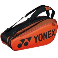 YONEX Pro ชุดทัวร์กระเป๋าเทนนิสกระเป๋าสะพายหลังกีฬาสำหรับไม้เทนนิส6ช่องใส่รองเท้า