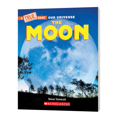 Moon English original a true Book Moon English version childrens space science popularization picture book astronomy knowledge reading material original English book