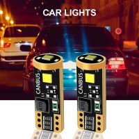 2ชิ้น/เซ็ตไฟ LED ข้อผิดพลาด Canbus ฟรี3SMD 12-30โวลต์ความสว่างสูงป้ายทะเบียนถอดรหัสโคมไฟสำหรับรถยนต์