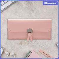 Kloware กระเป๋าสตางค์สำหรับผู้หญิงเคสใส่บัตรแบบบางอุปกรณ์เดินทางเคสโทรศัพท์มือถือความจุขนาดใหญ่ทนทานกระเป๋ากระเป๋าเงินเครดิตกระเป๋าเก็บบัตร